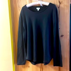 J.Crew‎ dark gray long-sleeve shirt